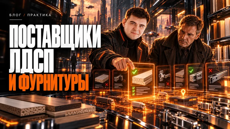 Поставщики ЛДСП и фурнитуры: как выбрать и не нарваться