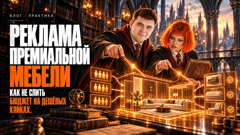 Реклама премиальной мебели: как не слить бюджет на дешёвых кликах