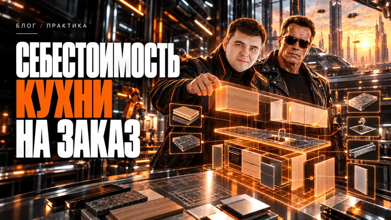 Себестоимость кухни на заказ: из чего складывается и как её считать