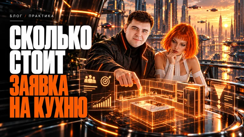 Сколько стоит заявка на кухню: цифры из наших кабинетов