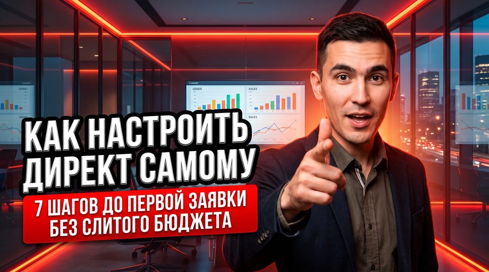 Как настроить Яндекс Директ самому: 7 шагов до первой заявки без слитого бюджета