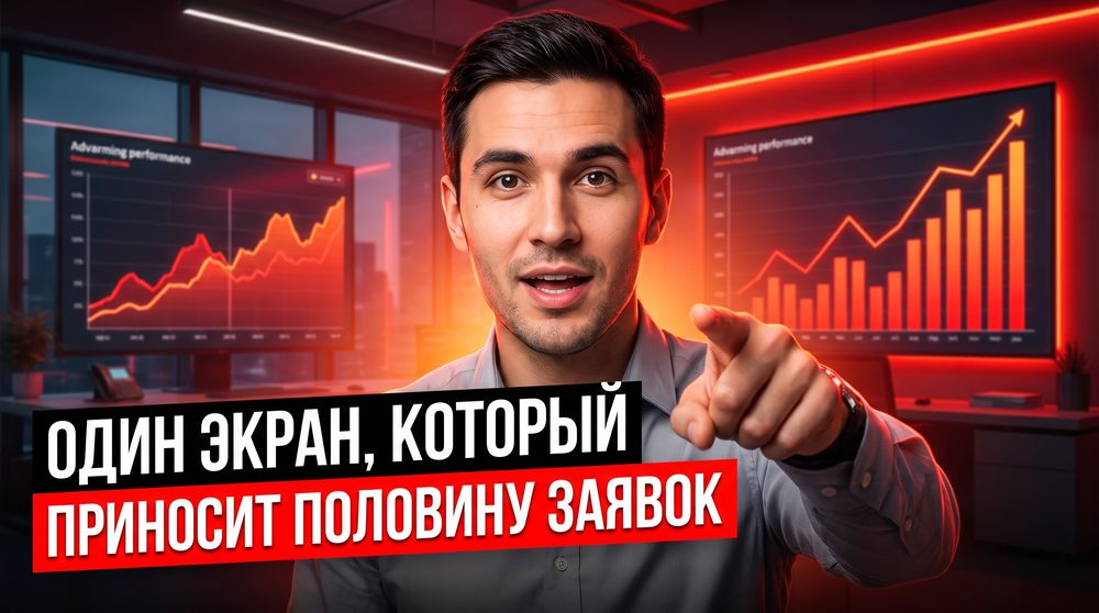 Один экран, который приносит половину заявок: как оформить первый экран сайта для услугового бизнеса