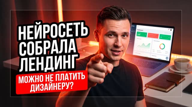 Нейросеть собрала лендинг — можно не платить дизайнеру?
