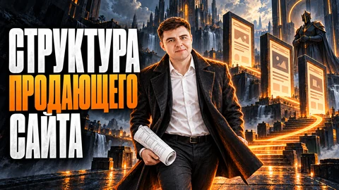 Обложка статьи «Структура продающего сайта: как провести посетителя от первого экрана до заявки»